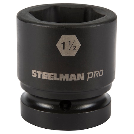 Steelman 1" Drive x 1-1/2" 6-Point Impact Socket 79300